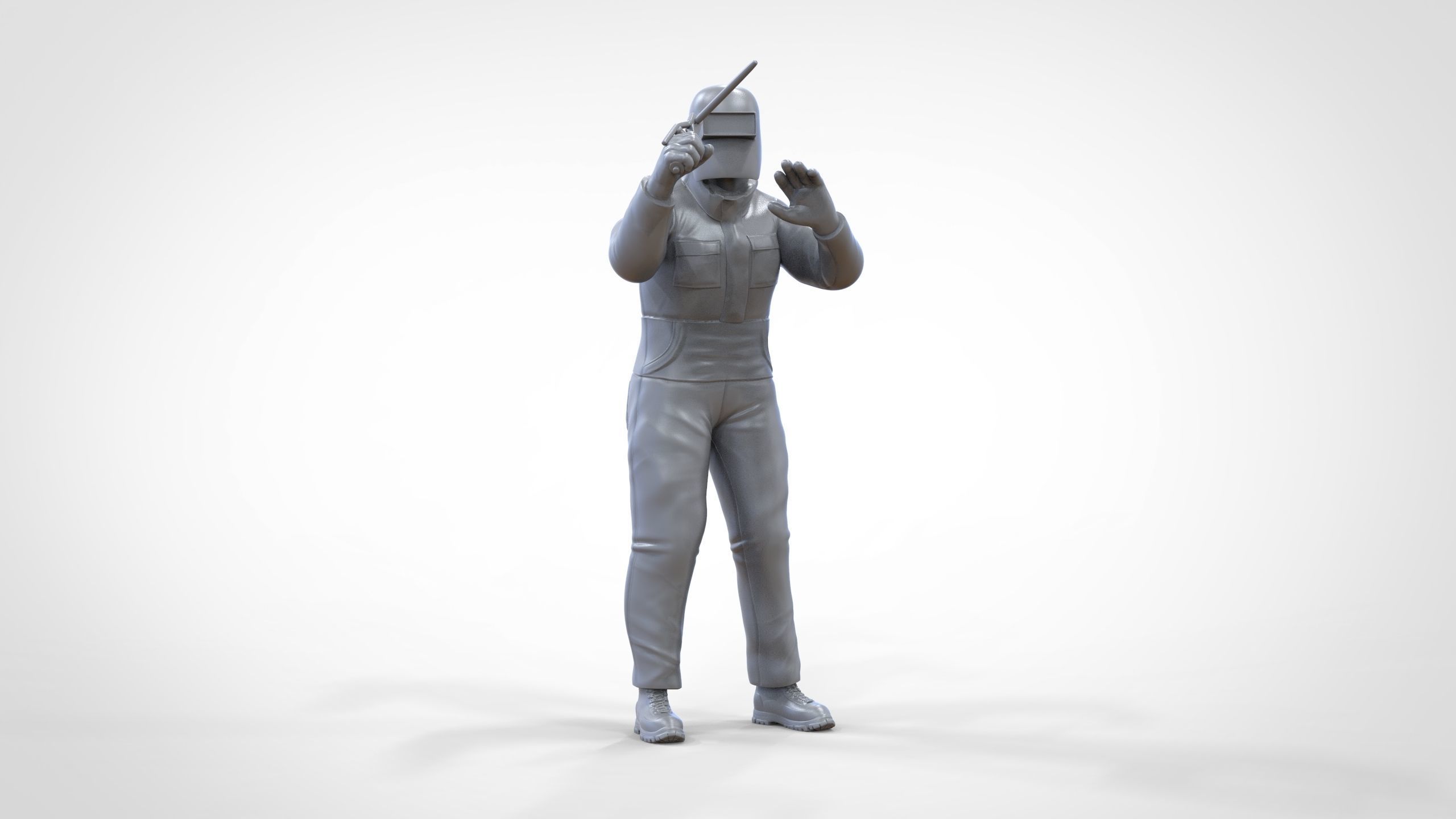 N2 Standing Welder 3D print model_31