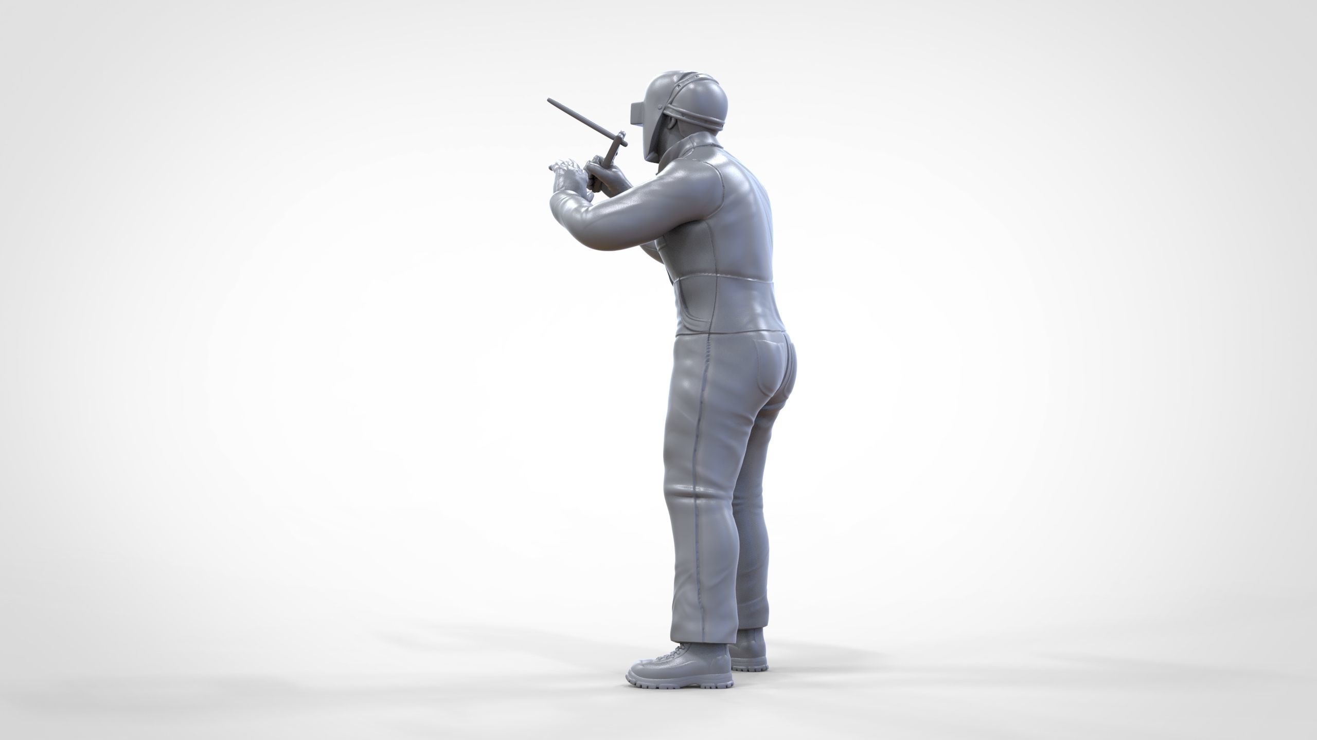 N2 Standing Welder 3D print model_26