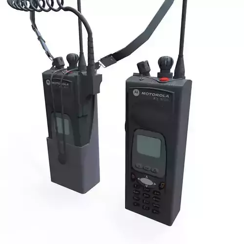 Walkie Talkie Low-poly 3D model