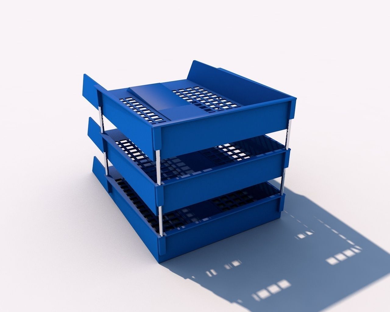Paper Tray Free 3D model_1