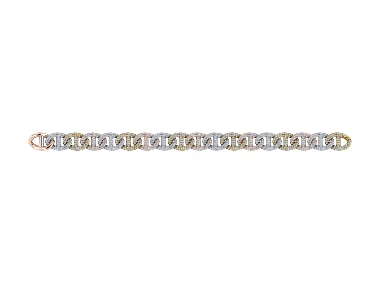 hermes bracelet 3D print model_0