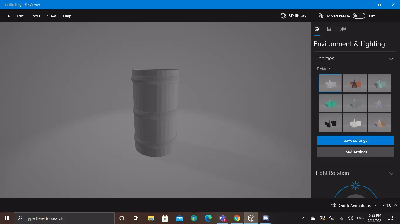 Drum Tort 3D model_0