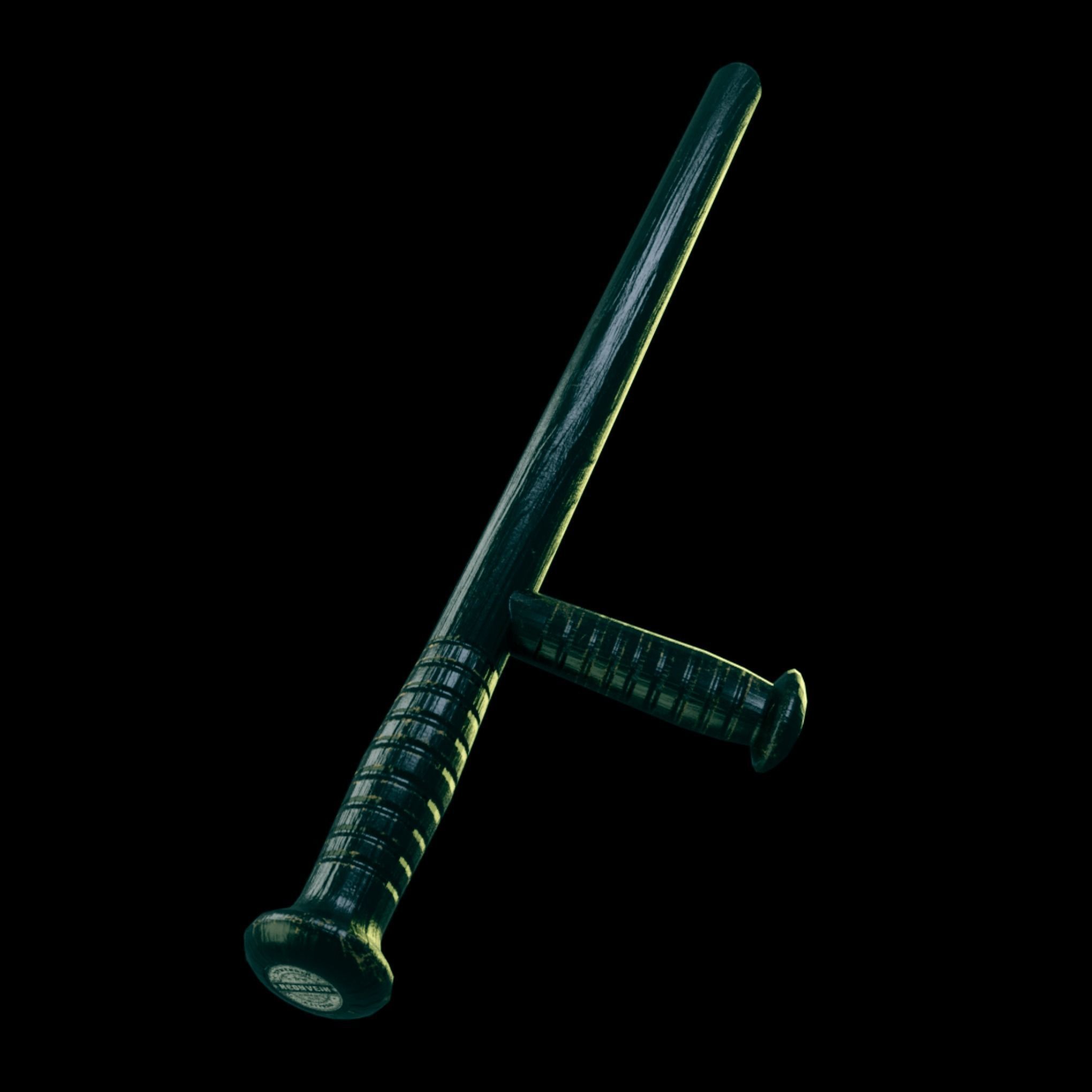 Tactical Batons  Low-poly 3D model_7