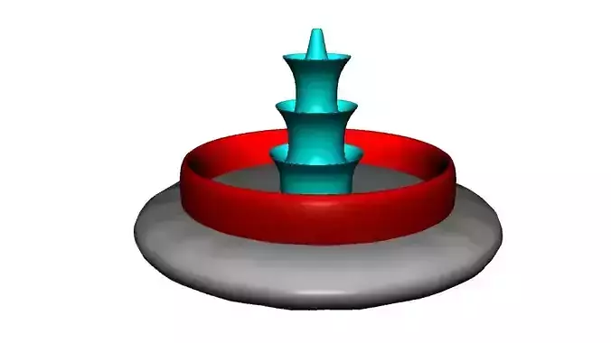 water fountain 3d model