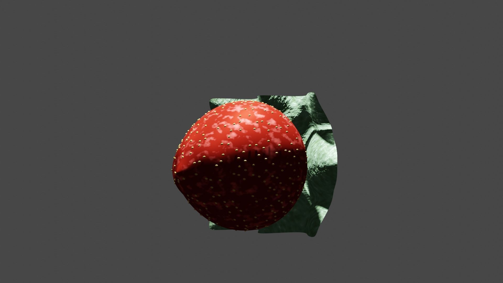 Strawberry 3D model_5