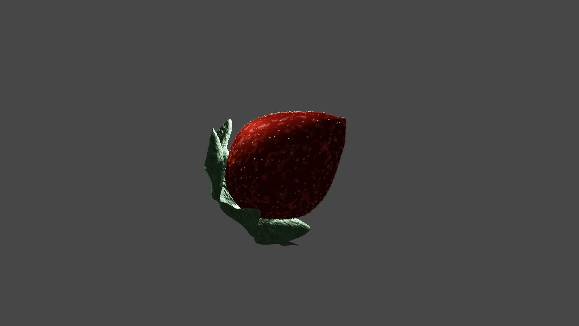 Strawberry 3D model_6