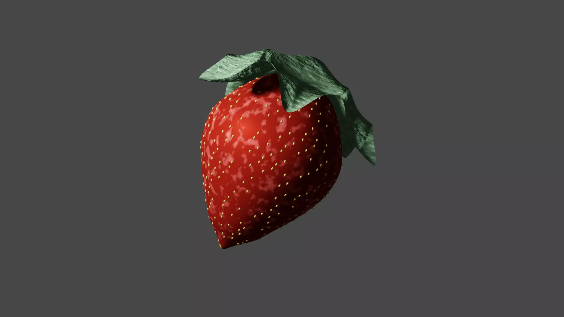 Strawberry 3D model_0