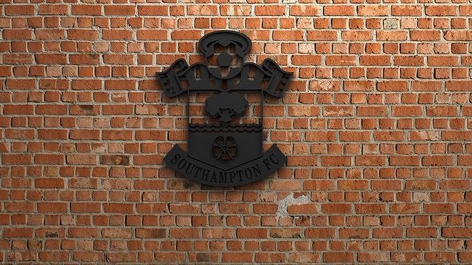 Southampton FC Logo 3D print model