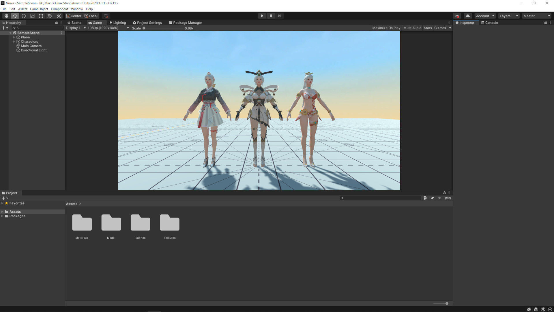 Nuwa Girl Low-poly 3D model_6