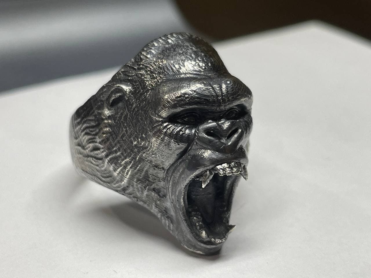 Ring Gorila 3D print model_1