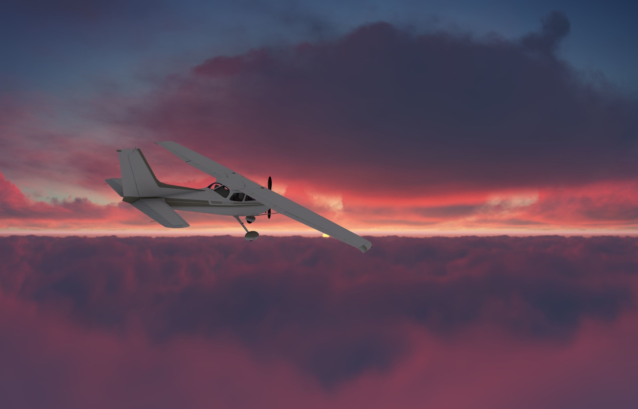 Above the clouds HDRI pack for realistic 3d sky and cloud  3D model_12