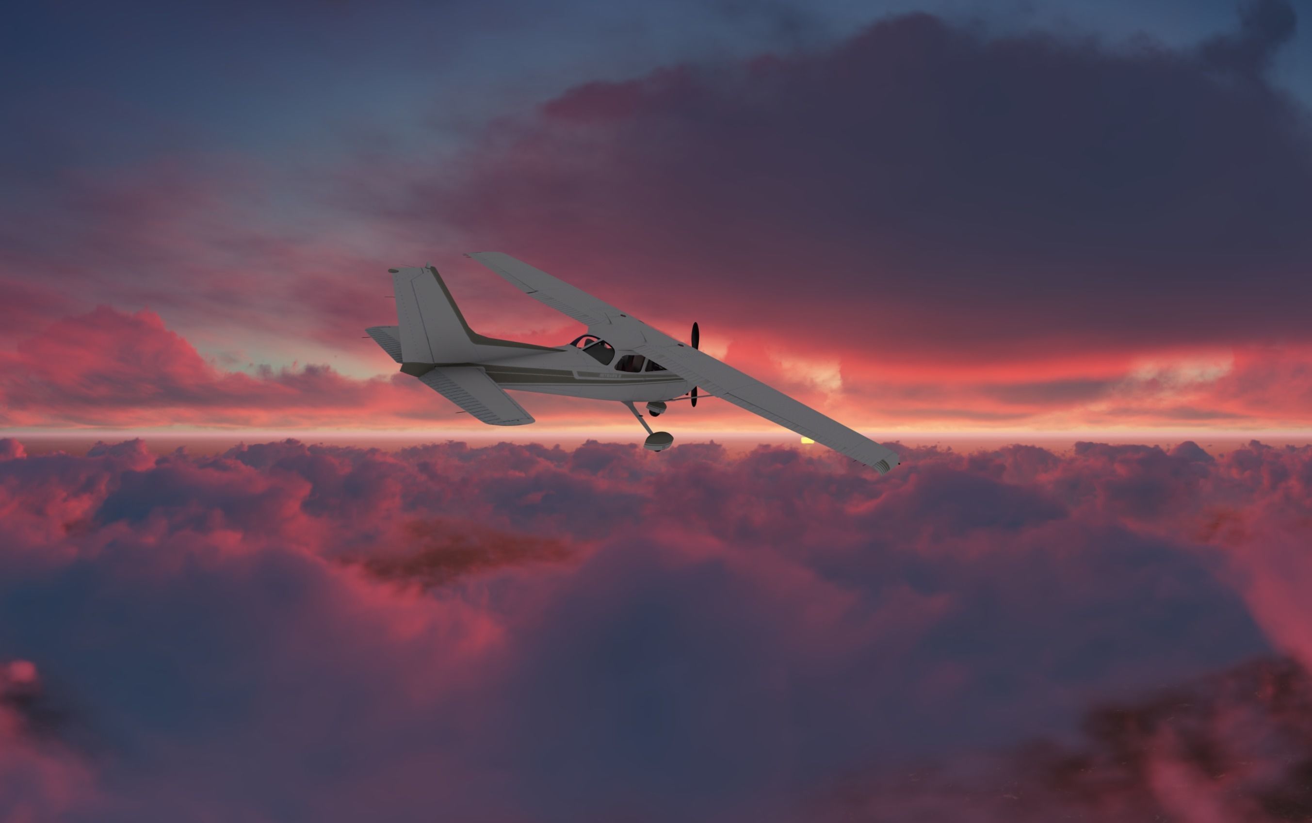 Above the clouds HDRI pack for realistic 3d sky and cloud  3D model_5