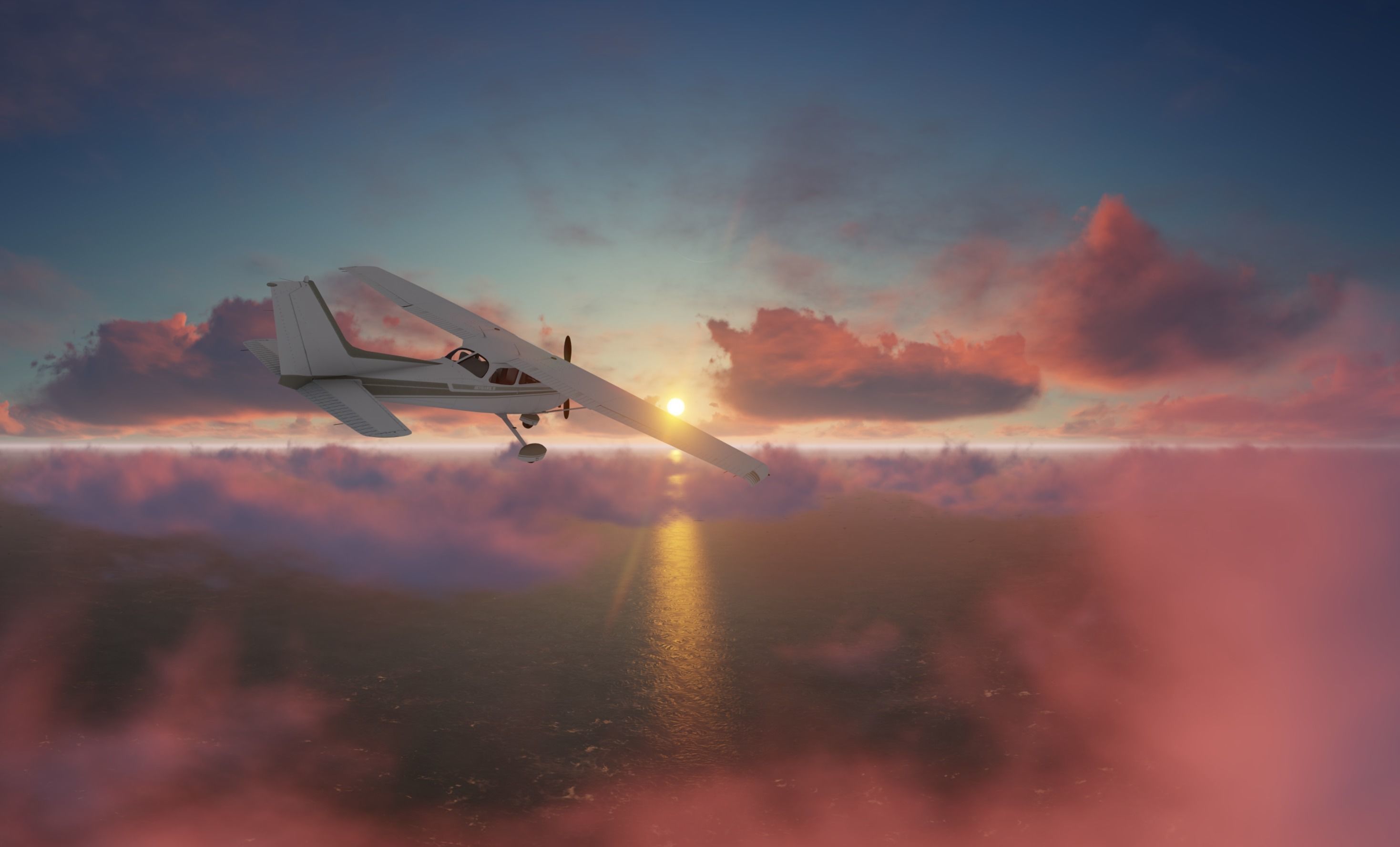 Above the clouds HDRI pack for realistic 3d sky and cloud  3D model_21