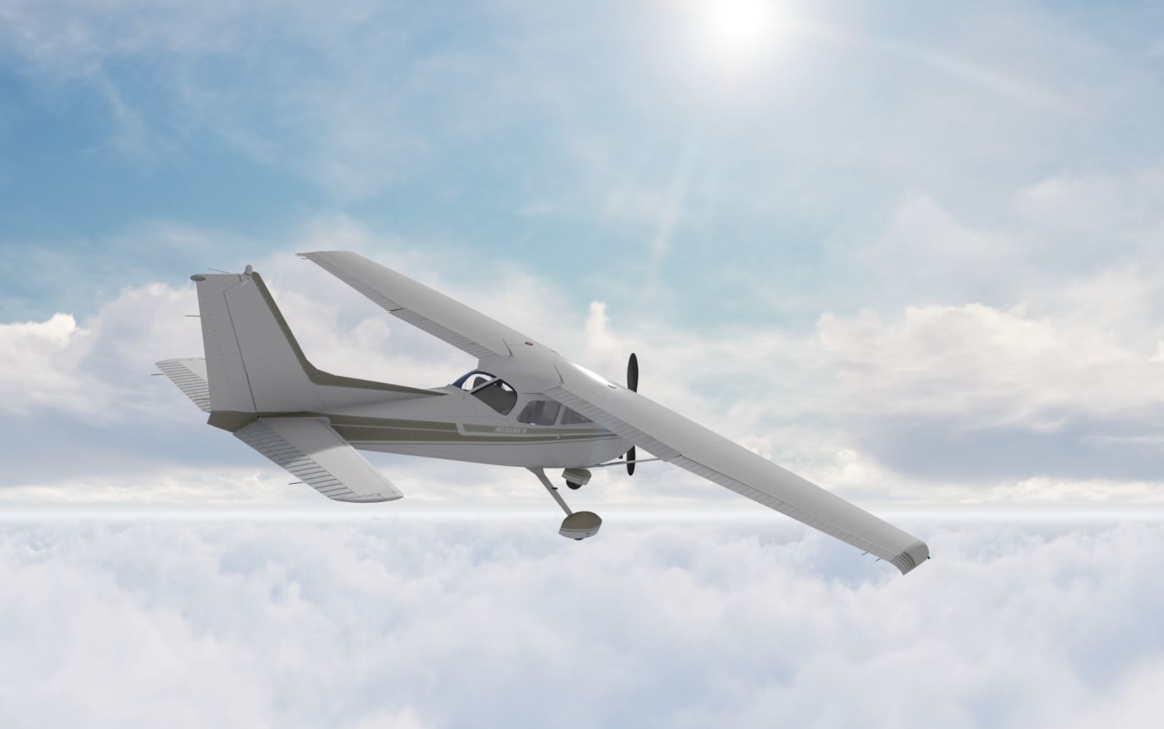 Above the clouds HDRI pack for realistic 3d sky and cloud  3D model_18