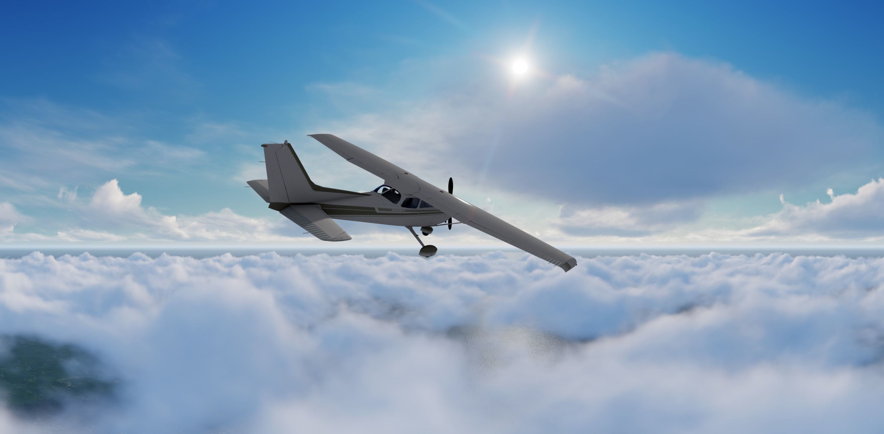 Above the clouds HDRI pack for realistic 3d sky and cloud  3D model_9