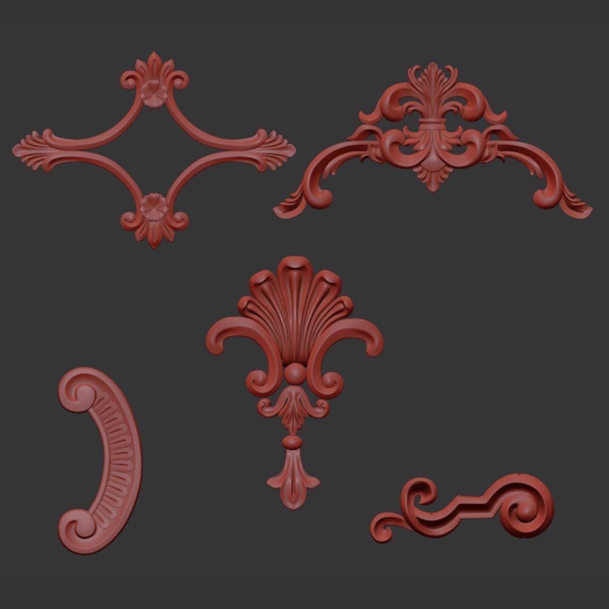 Trim Ornament 75 3D model_3