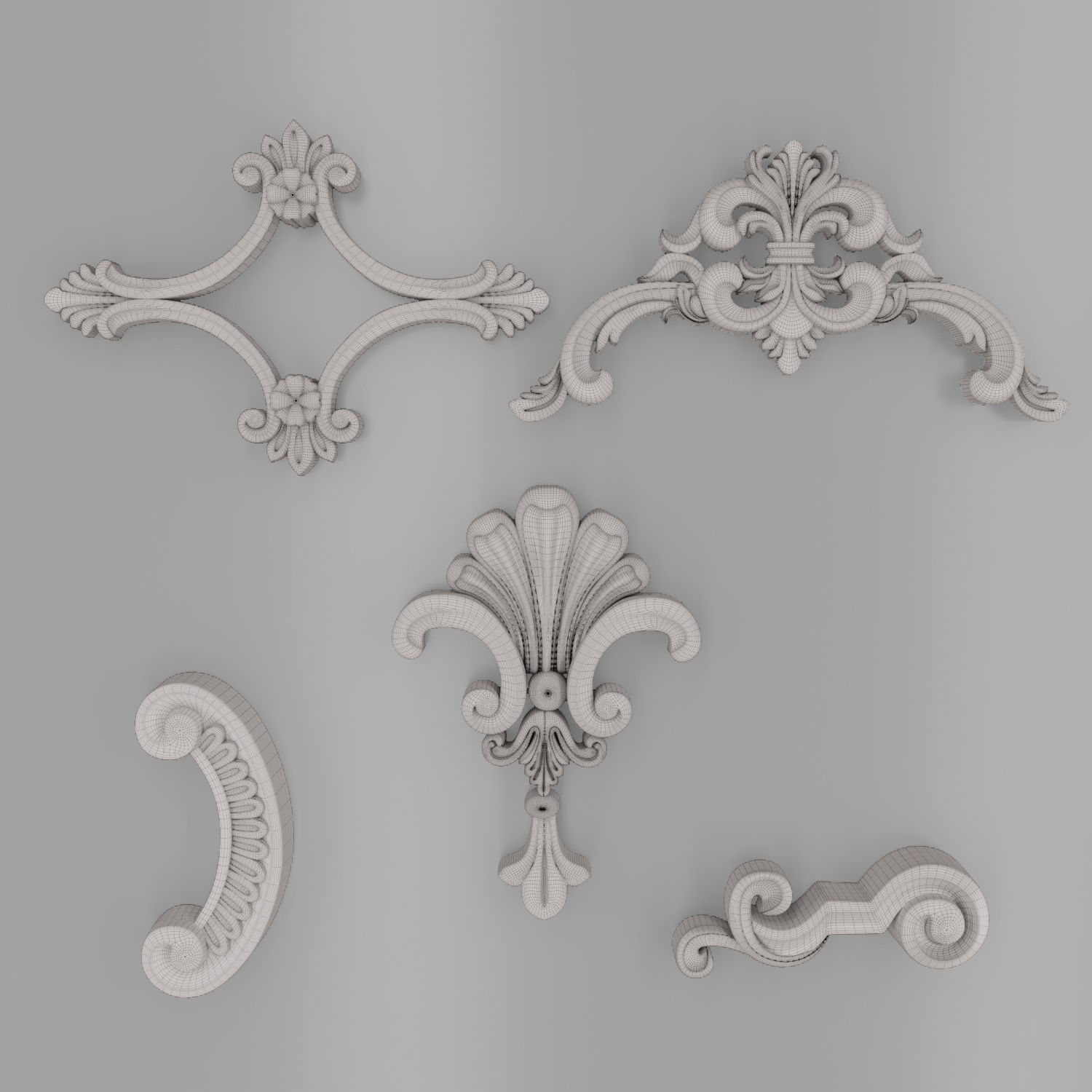 Trim Ornament 75 3D model_1