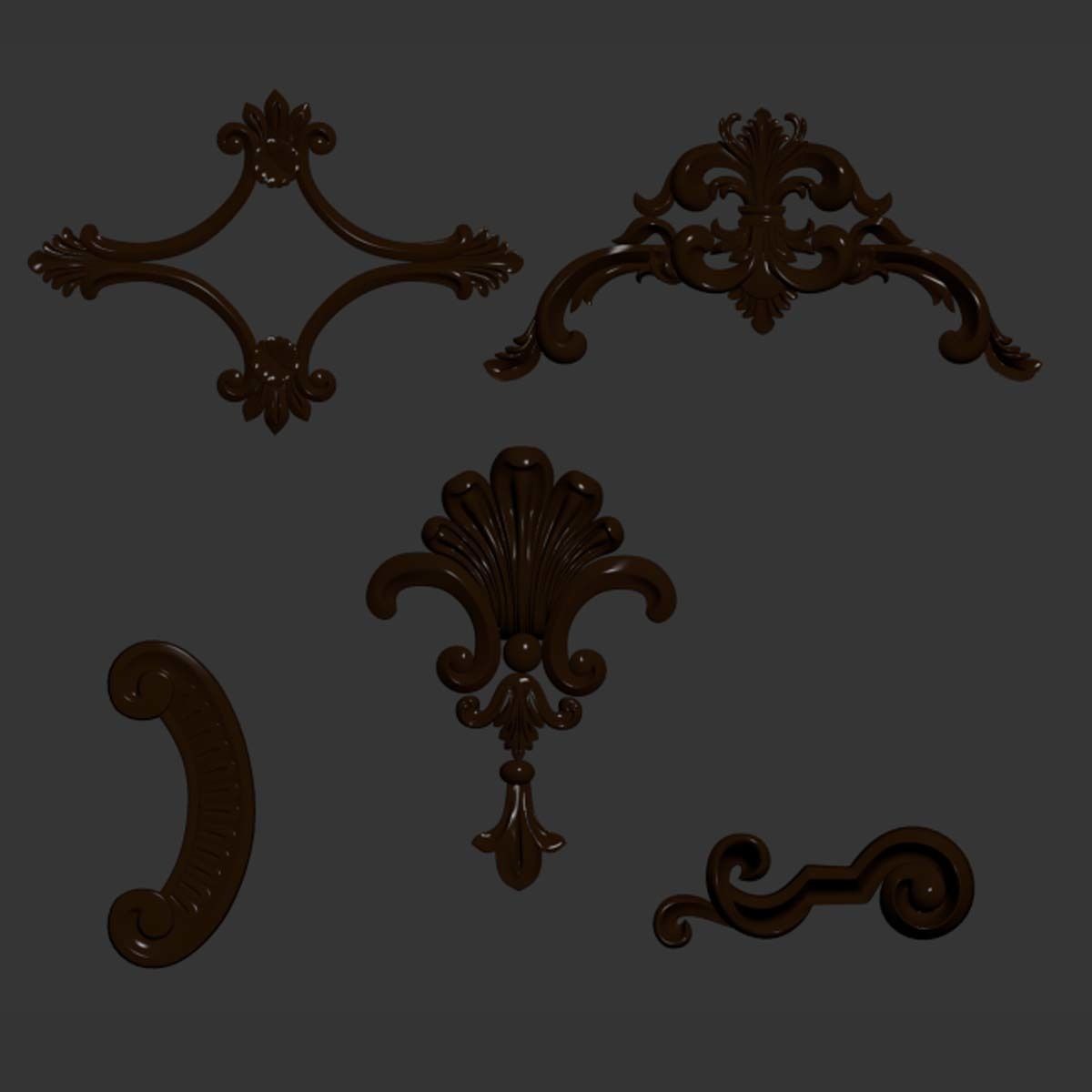 Trim Ornament 75 3D model_2
