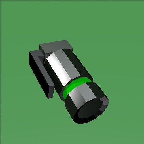 M17-SMOKE GRENADE Free low-poly 3D model