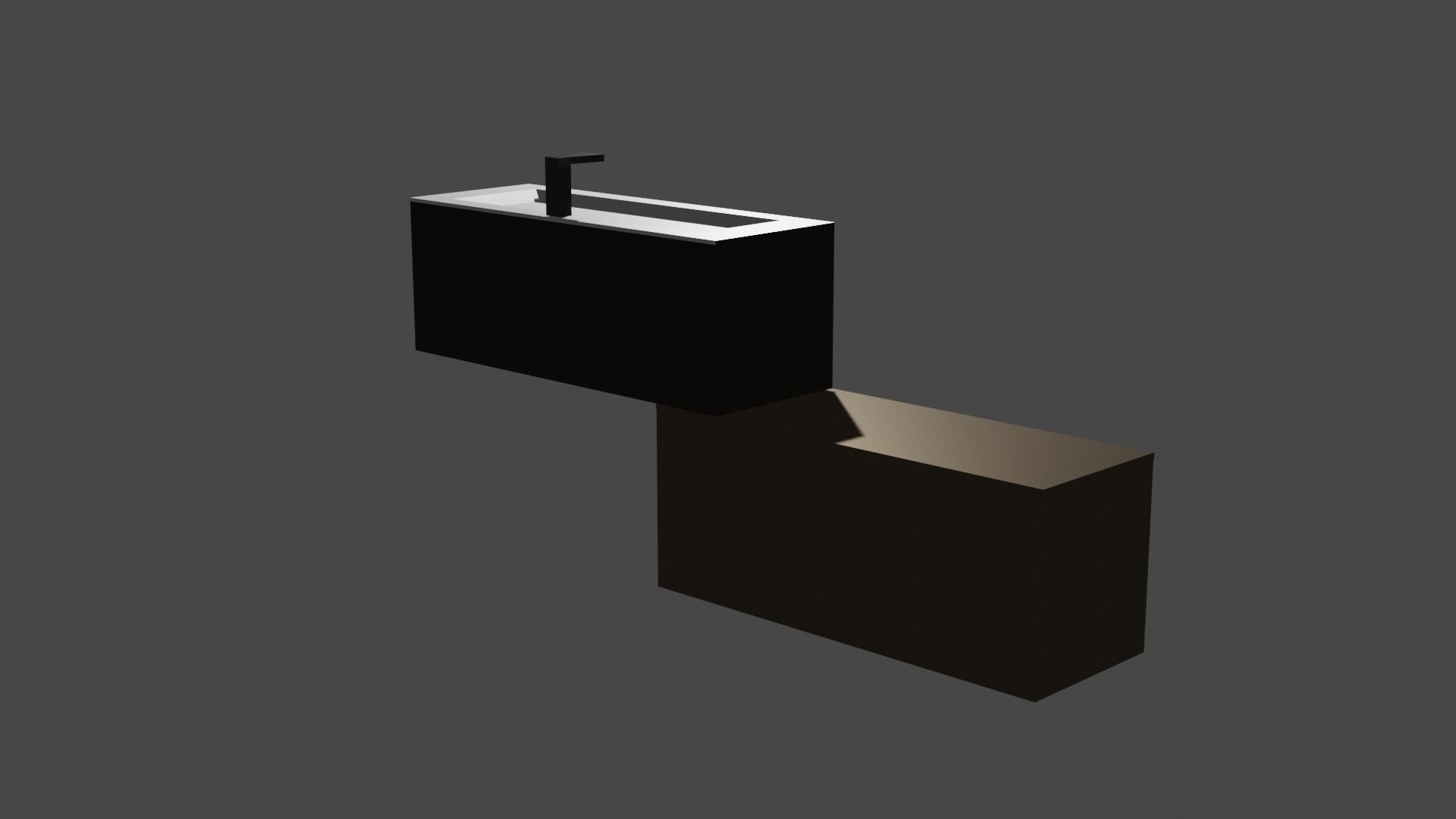 Modern bathroom sink 2 3D model_5