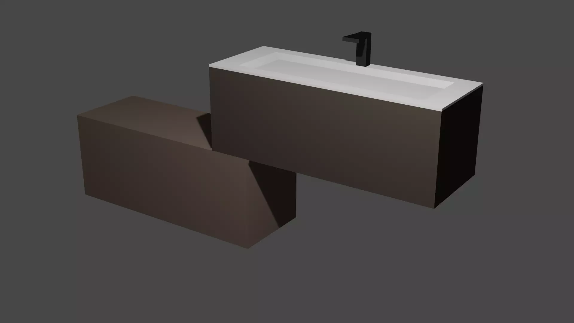 Modern bathroom sink 2 3D model_0