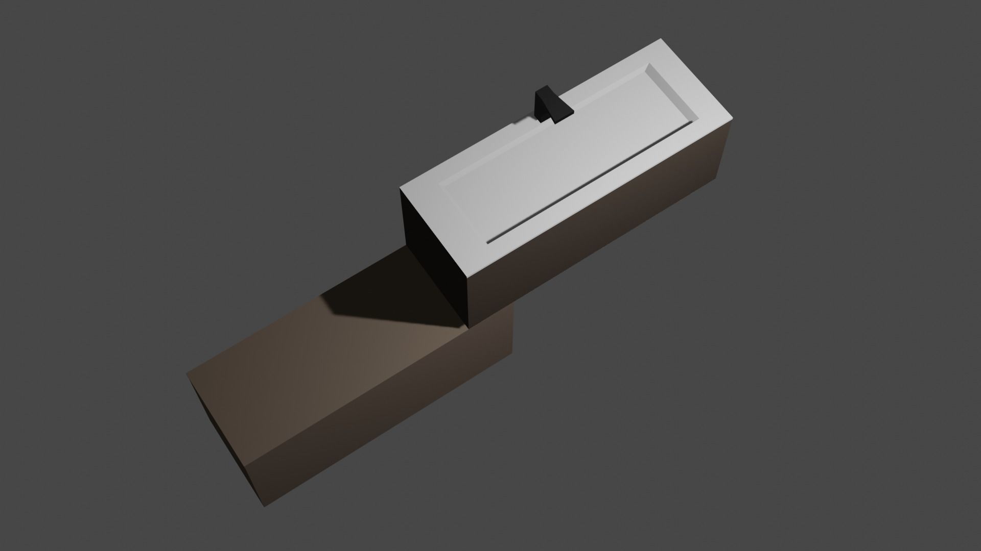 Modern bathroom sink 2 3D model_4