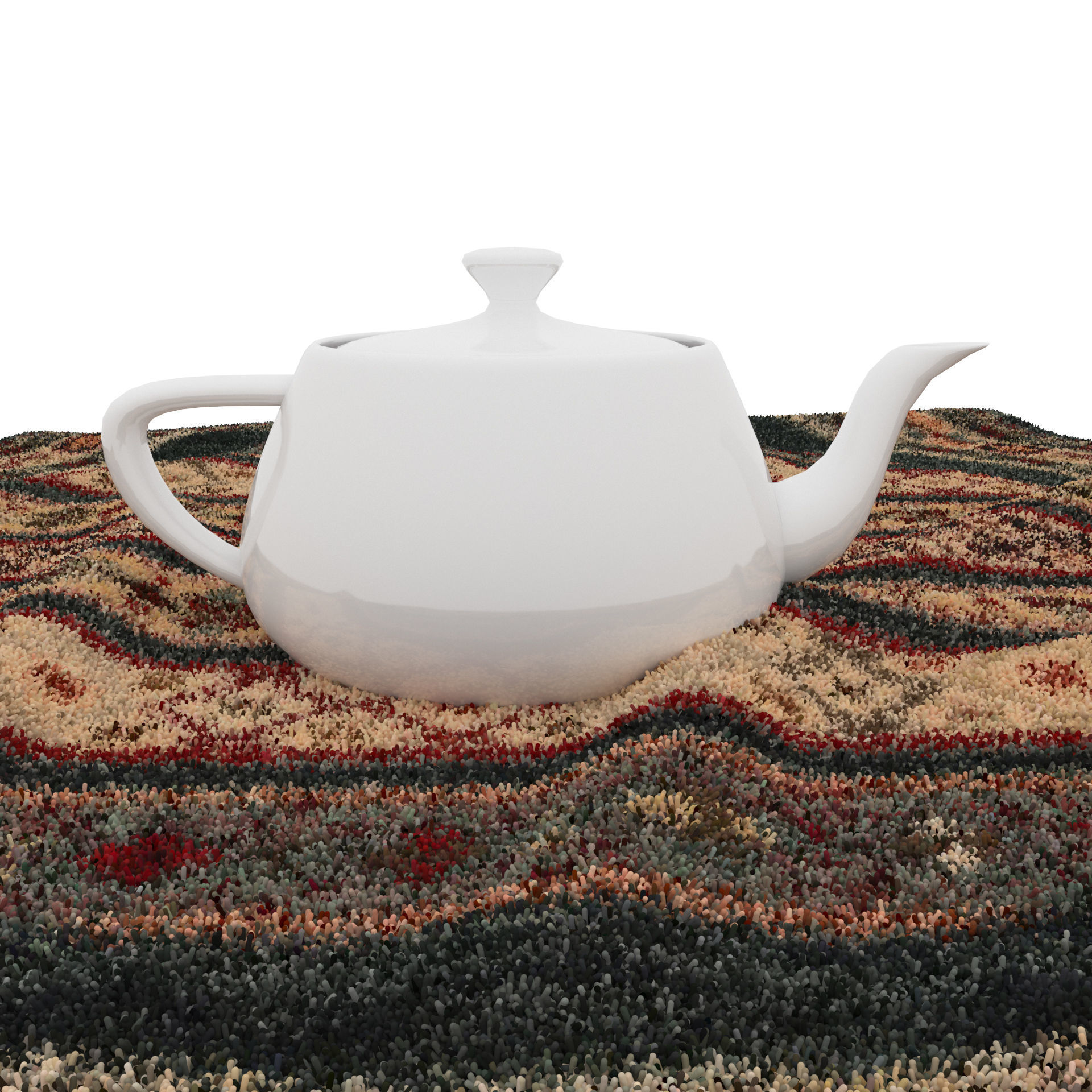 Rugs No 117 Low-poly 3D model_9