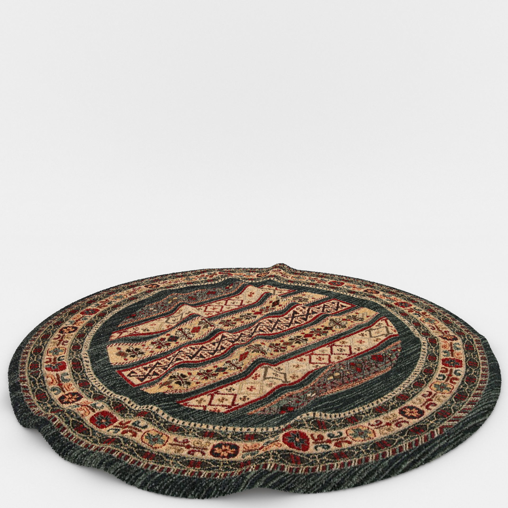Rugs No 117 Low-poly 3D model_6