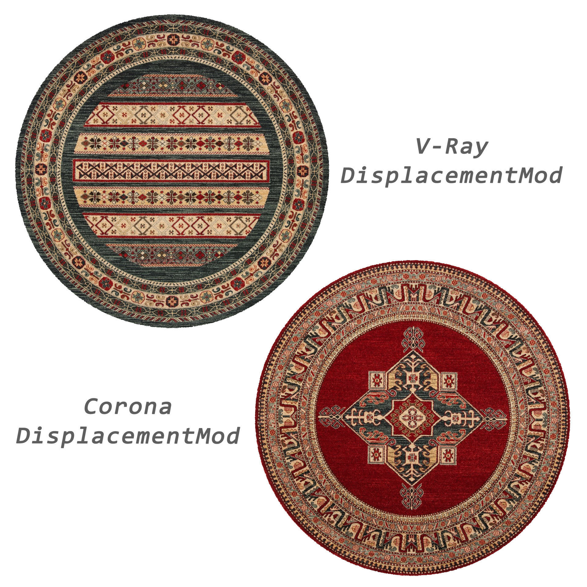 Rugs No 117 Low-poly 3D model_3