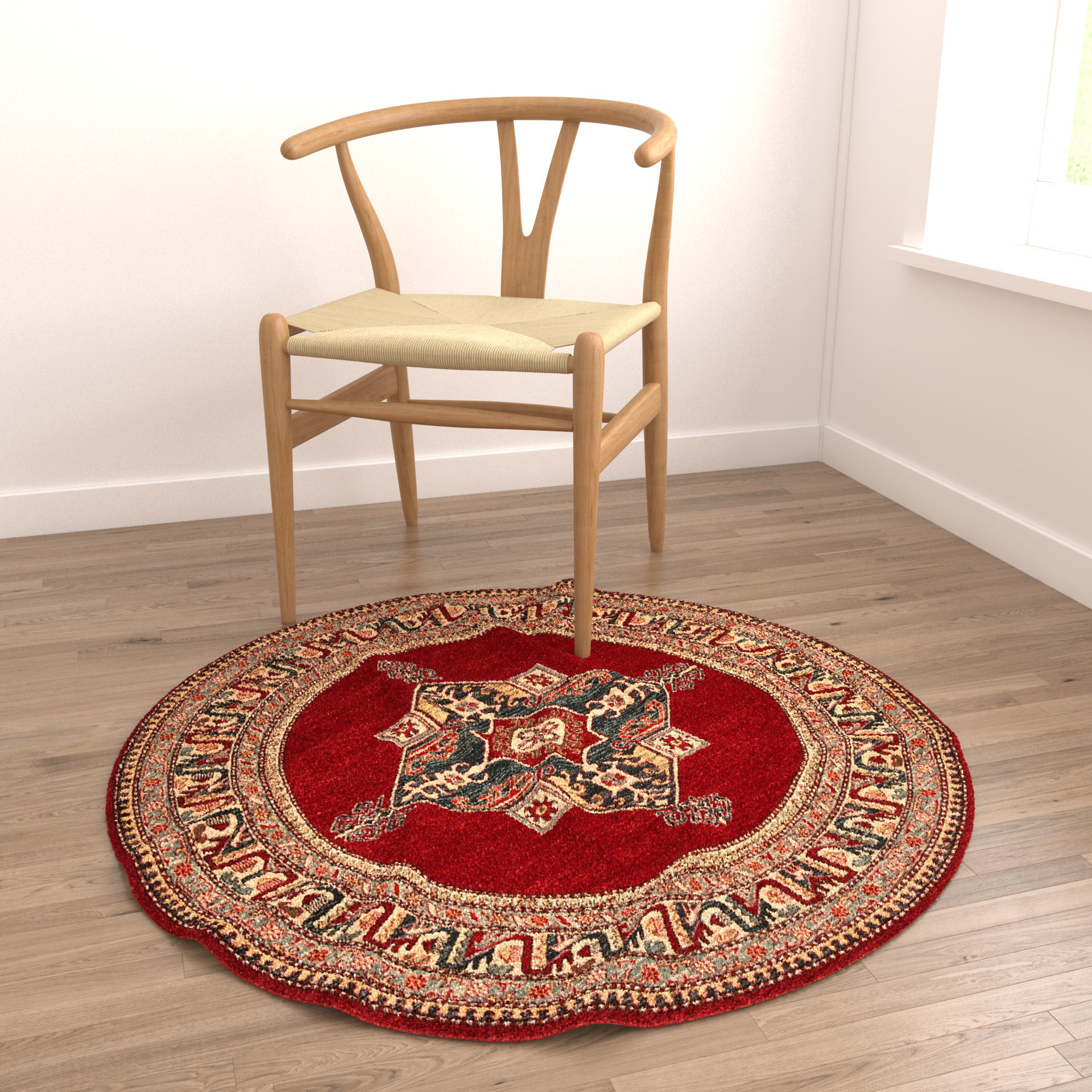 Rugs No 117 Low-poly 3D model_5