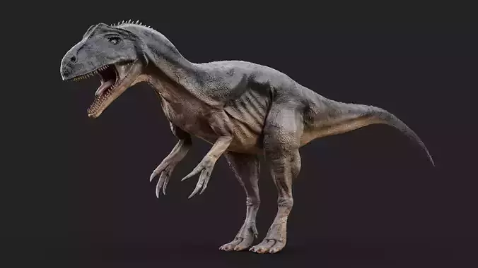Allosaurus t - rex Low-poly 3D model