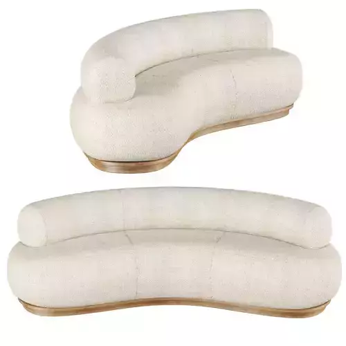 Split Sofa by EMMANUELLE SIMON 3D model