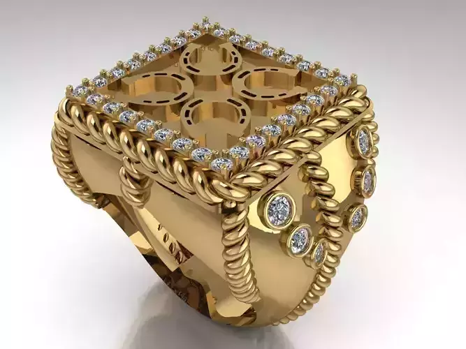 Horseshoe Signet ring