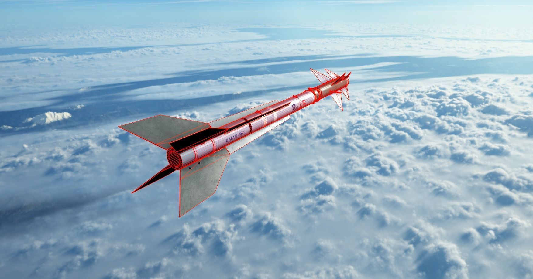 Rafael Python 5 Low-poly 3D model_10