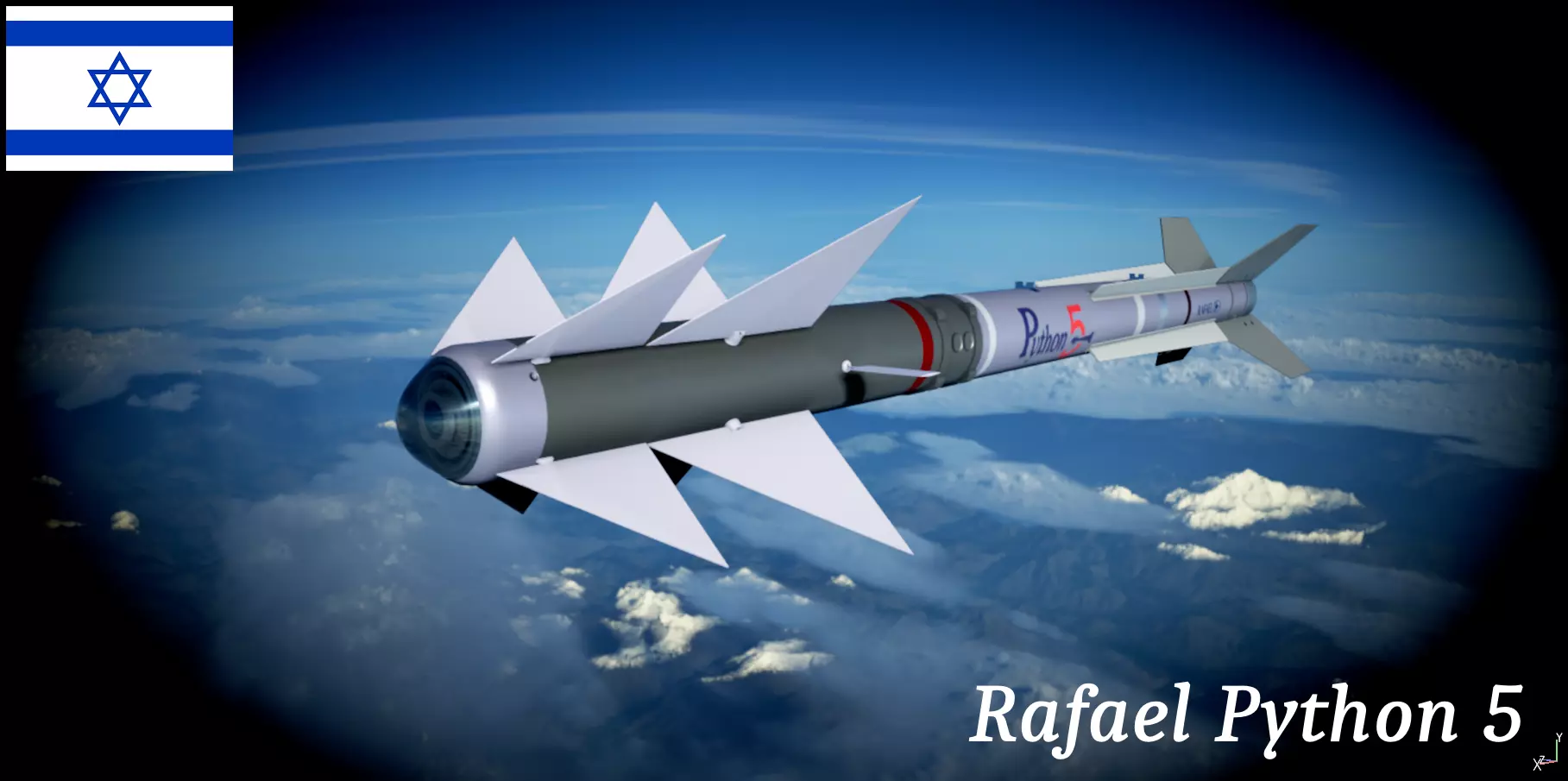 Rafael Python 5 Low-poly 3D model_0