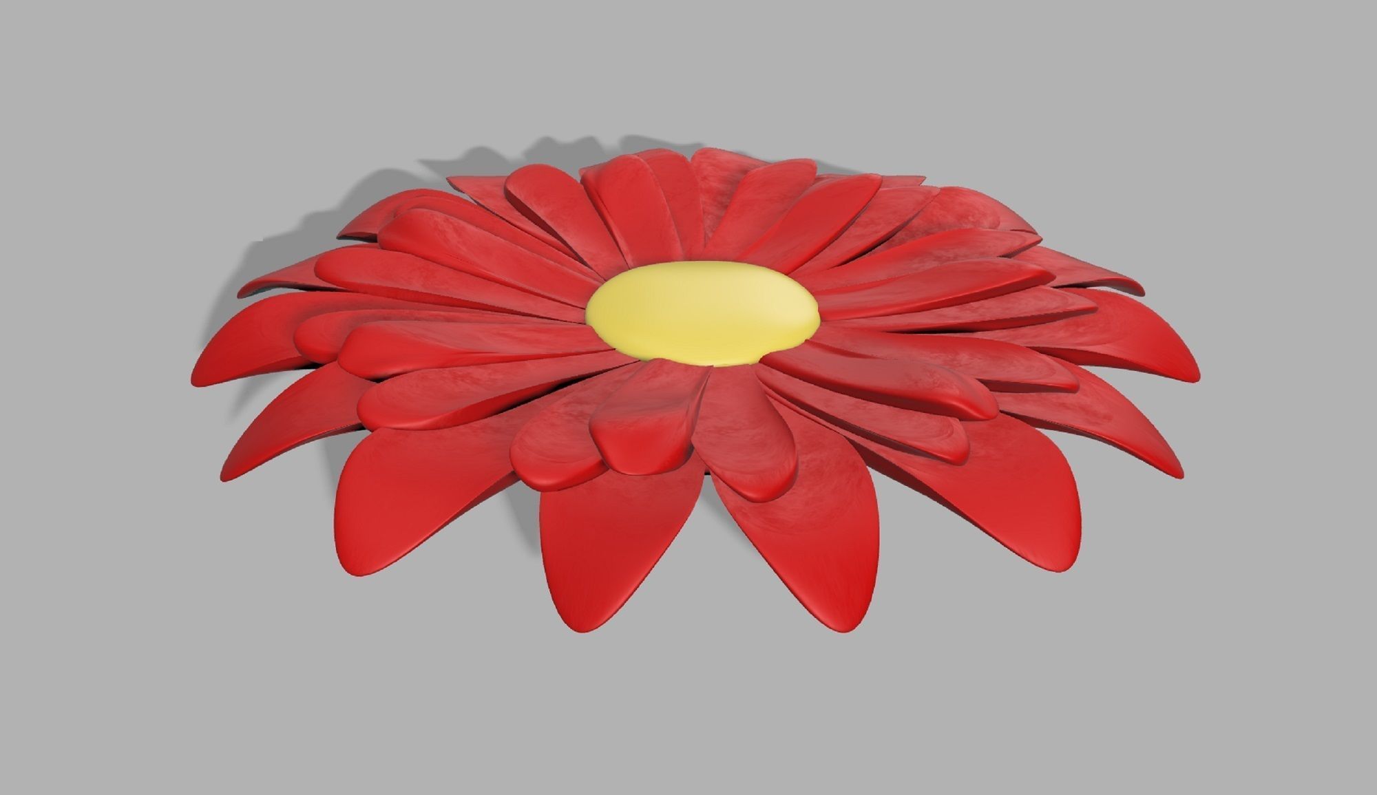 Sunflower flower 3D print model_2