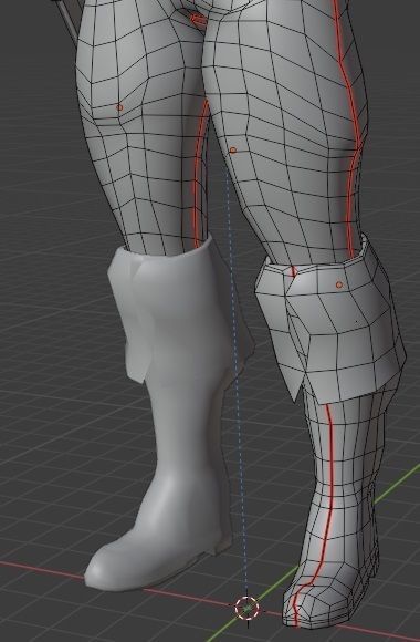 Pirate Boatswain Low-poly 3D model_55