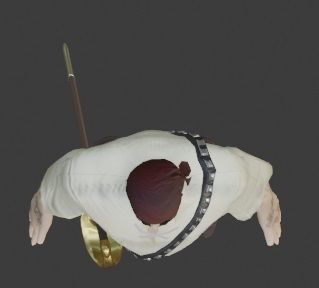 Pirate Boatswain Low-poly 3D model_42