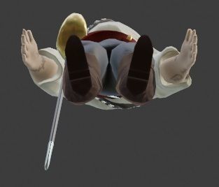 Pirate Boatswain Low-poly 3D model_43