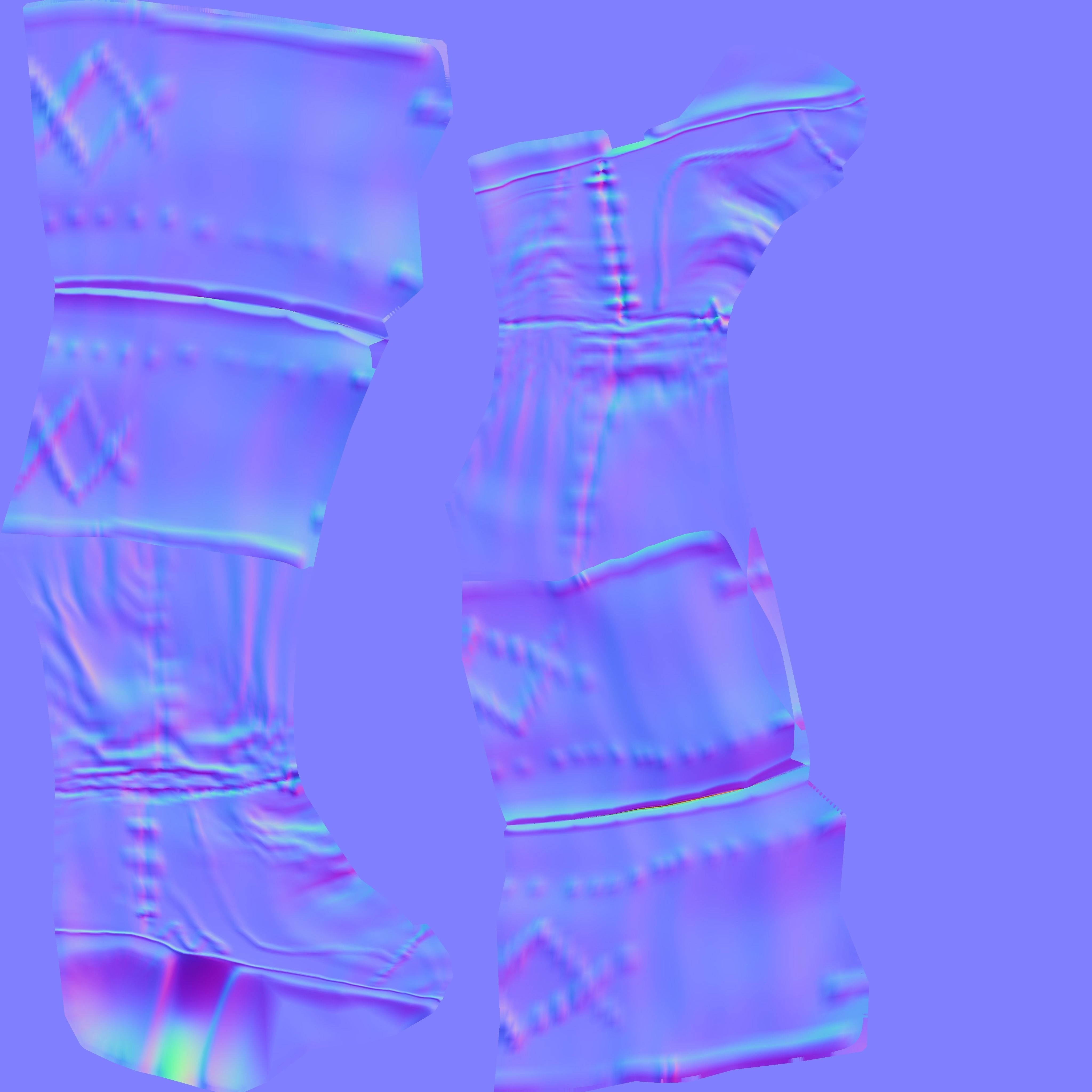 Pirate Boatswain Low-poly 3D model_52