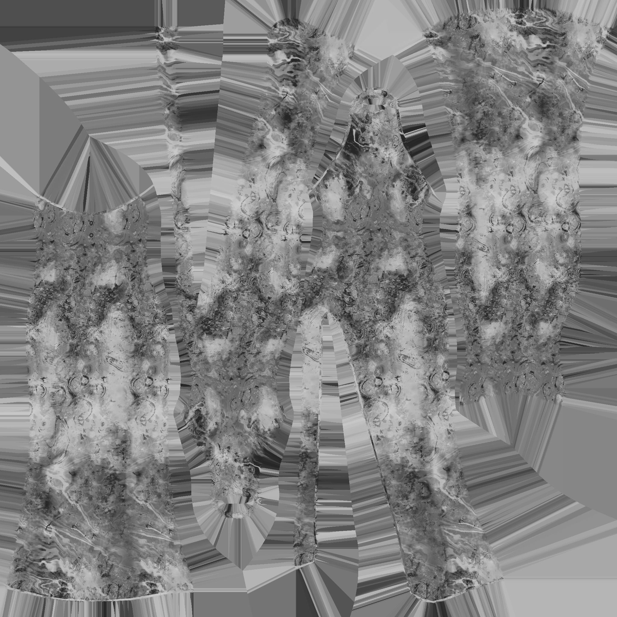 Red Female Dress - Woman Character Design Fashion Low-poly 3D model_11