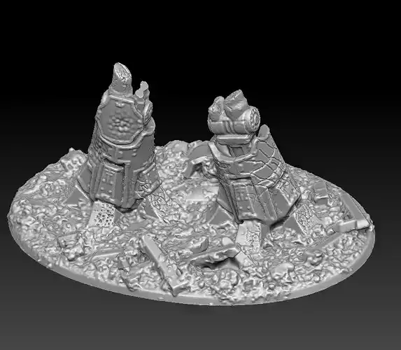 EPIC - ARMAGEDDON titans graveyard set 3