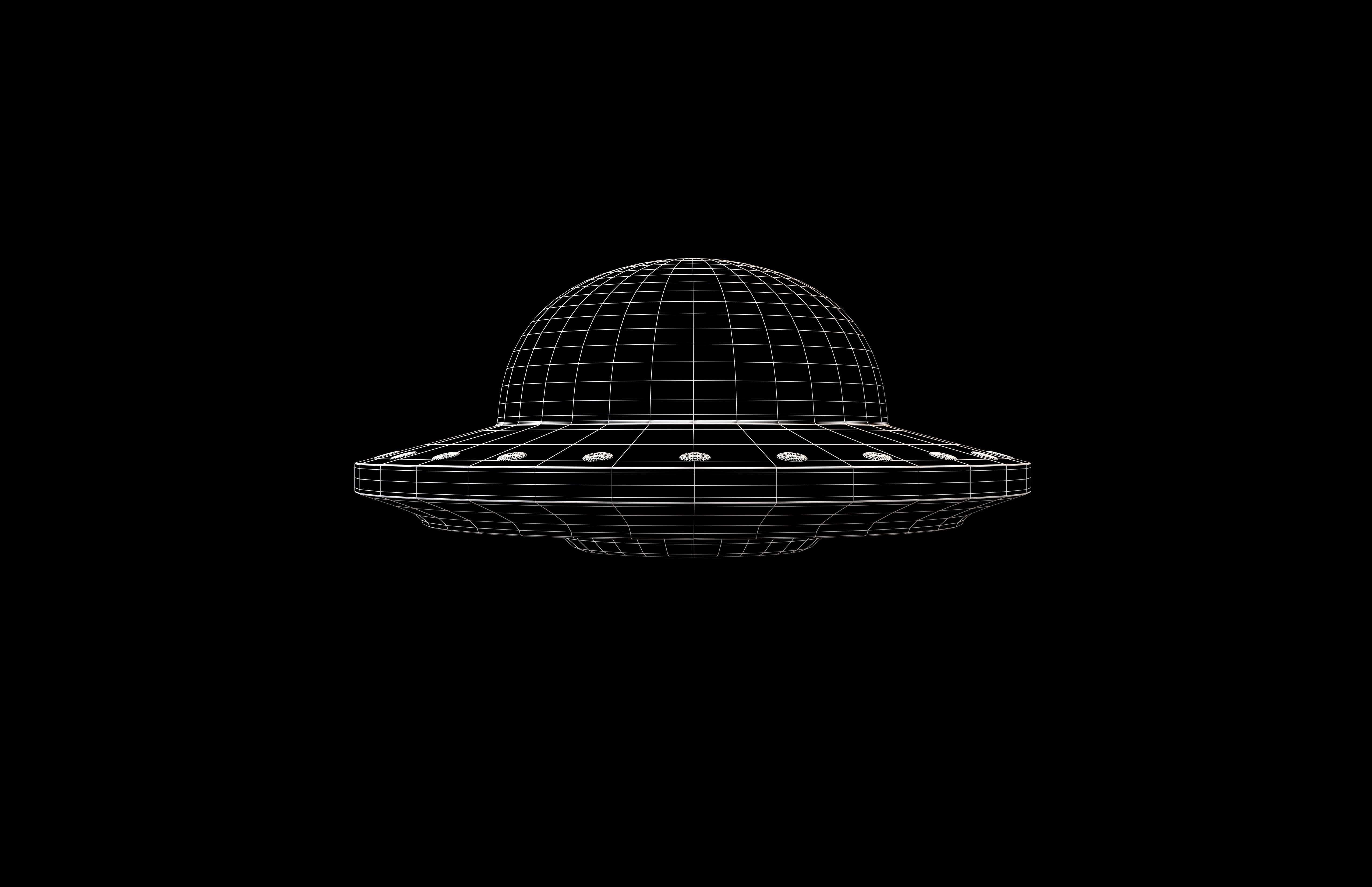 Cartoon UFO v1 004 Low-poly 3D model_6
