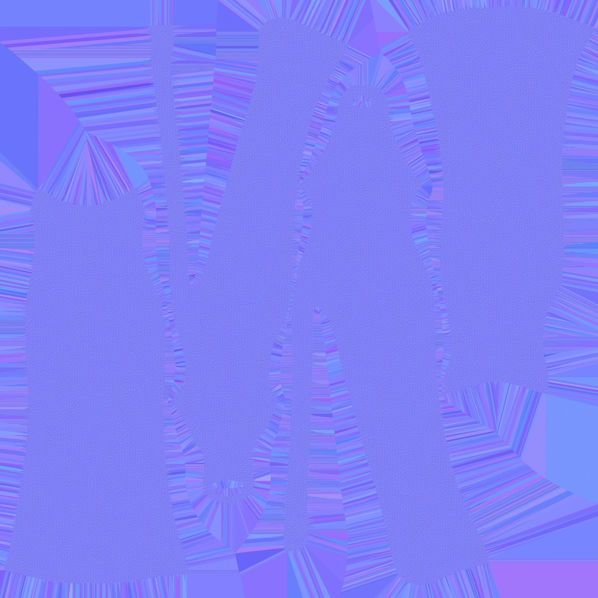 Pink Female Long Dress - Woman Character Design Fashion Low-poly 3D model_14