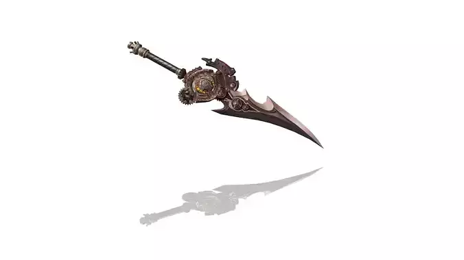 Steampunk Dagger 3D model