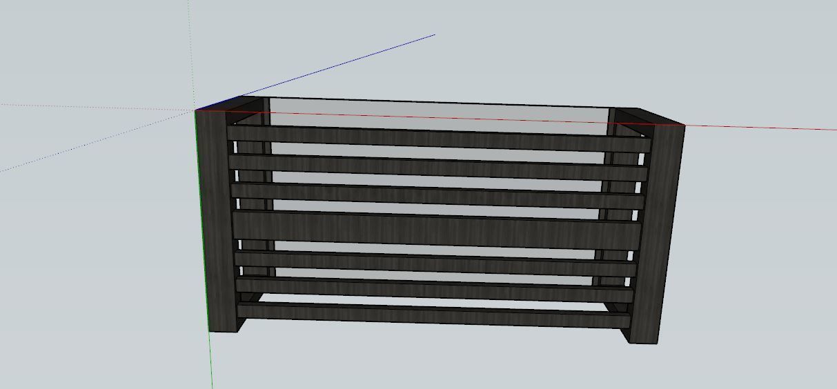 Glass Coffee Table  Low-poly 3D model_2