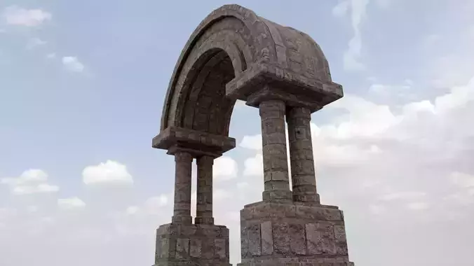 Stone Doorway - Arch