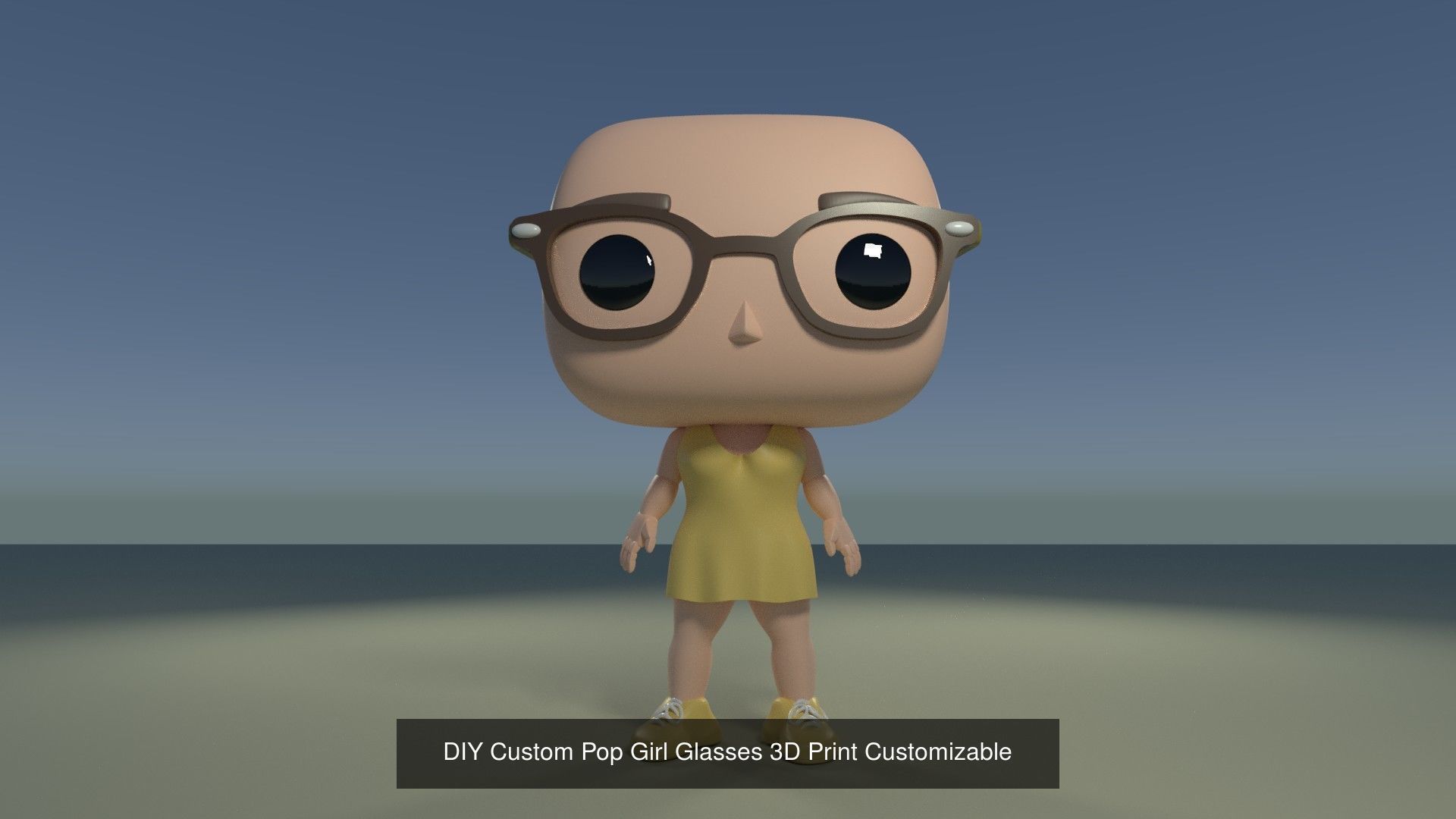 DIY Custom Pop Girls 3D Print Miniatures Collection _3