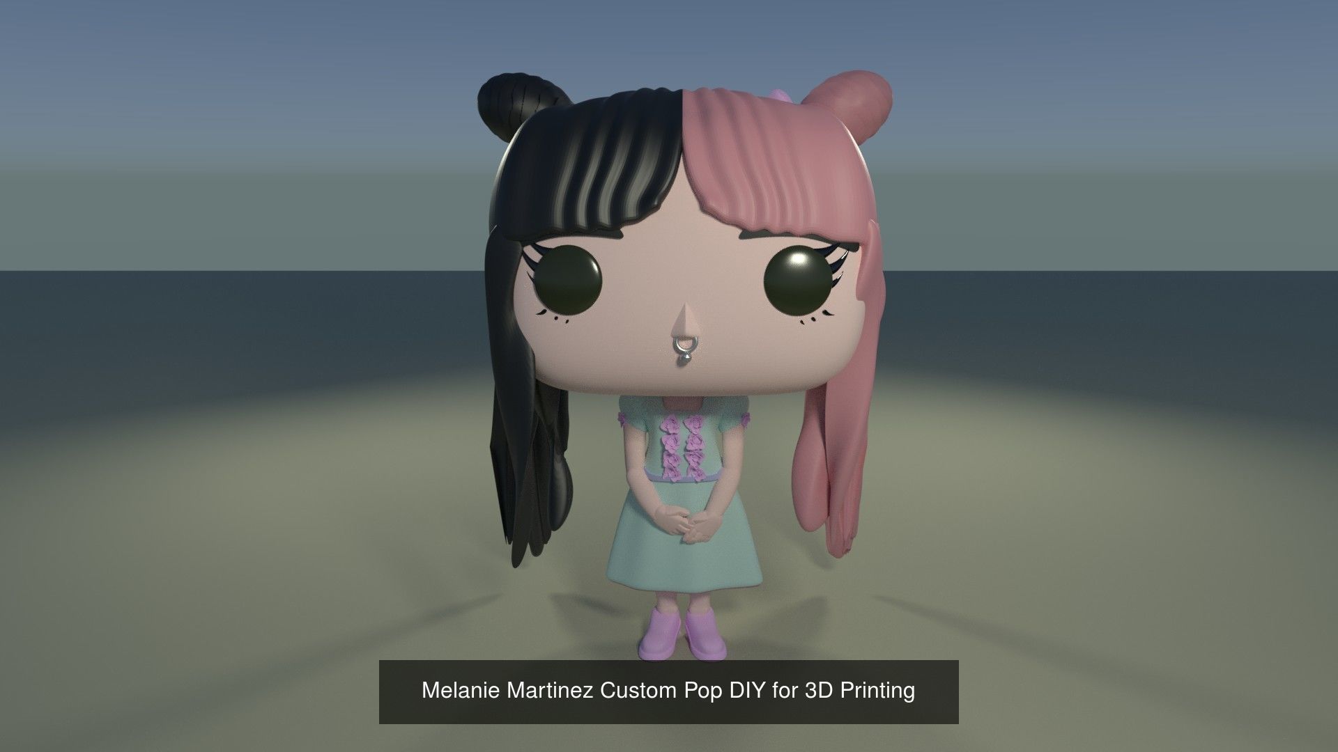 DIY Custom Pop Girls 3D Print Miniatures Collection _2