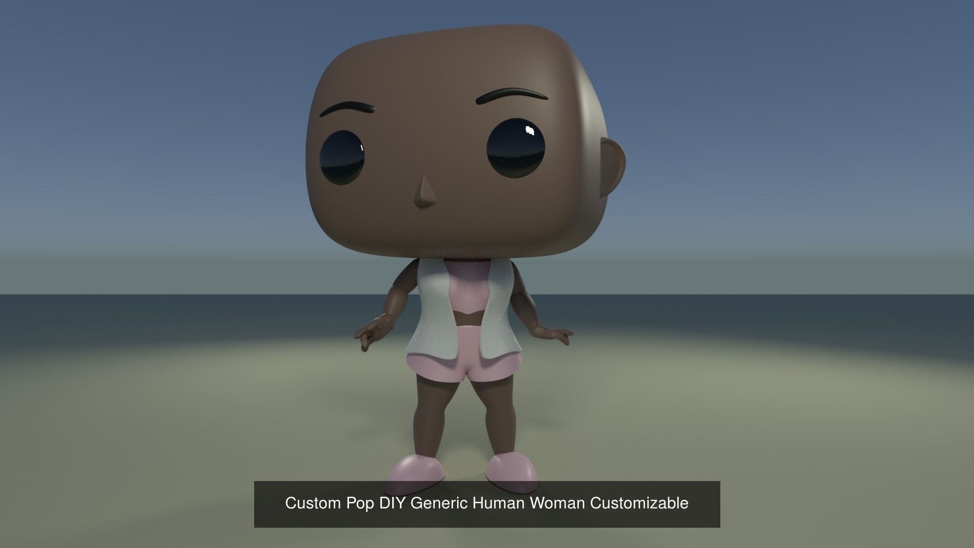 DIY Custom Pop Girls 3D Print Miniatures Collection _1